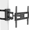 VIVO Outdoor No Drill Full Motion Gazebo TV Mount for 32 to 85 inch Screens, Articulating Bracket Holds up to 110 lbs, VESA up to 400x400, Black, MOUNT-GTM70
