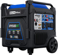 DuroMax XP9500iHT 9,500-Watt Tri Fuel Portable Digital Inverter Generator - Gas, Propane & Natural Gas, Remote Electric Start, Whole Home Power Backup, Transfer Switch Ready, RV & Emergency Ready