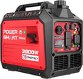 PowerSmart 3800 Watt Dual Fuel Inverter Generator, Quiet Portable Gas Propane Powered with CO Sensor and RV Ready Outlet, 149cc 4-Stroke OHV Engine for Home Backup, Camping and Tailgating