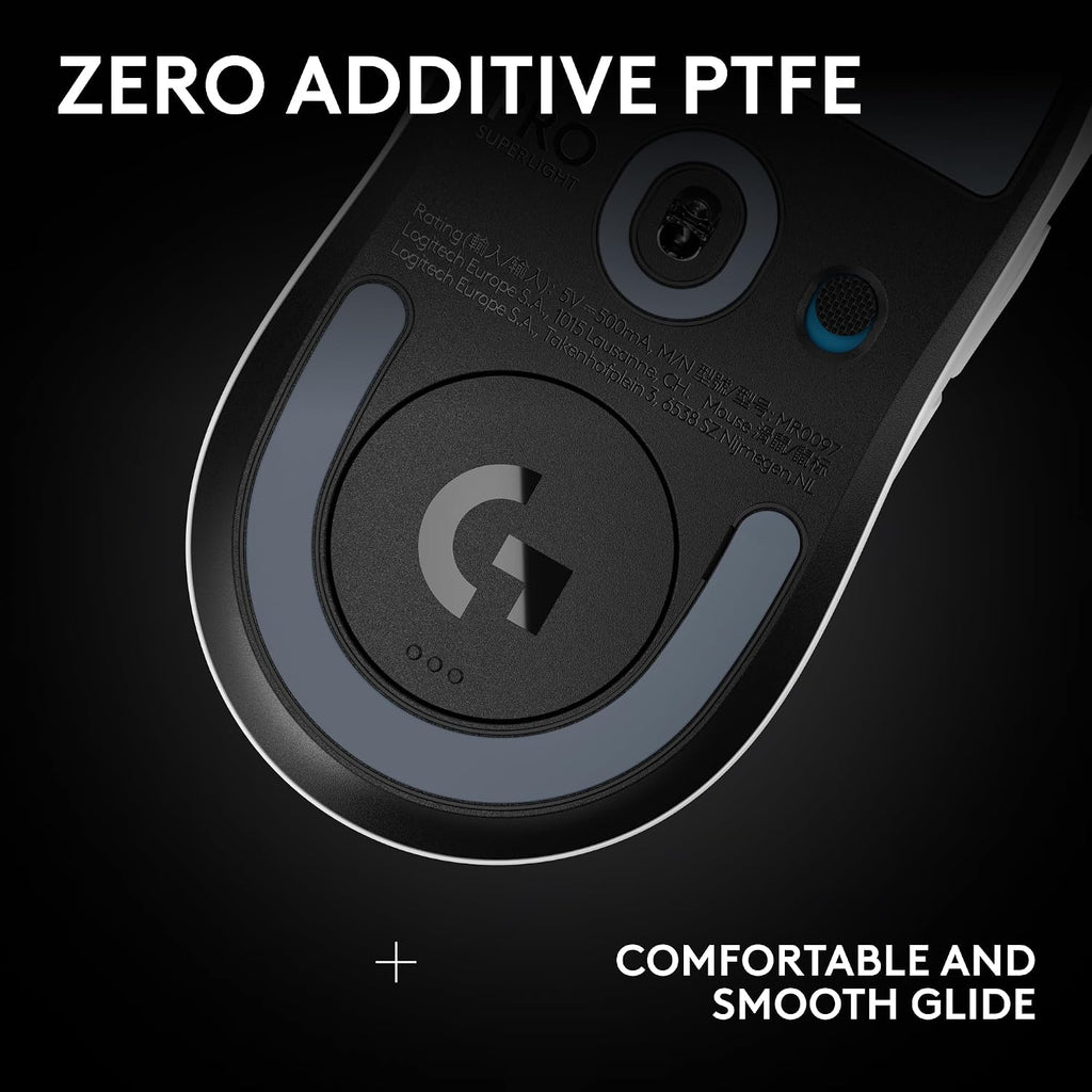 Logitech G PRO X Superlight 2 SE Wireless Gaming Mouse, 60 g pro-Grade Mouse with 5 programmable Buttons, 44K DPI Sensor, 888+ IPS, 1 kHz Report Rate, USB-C Charging for PC/Mac - White