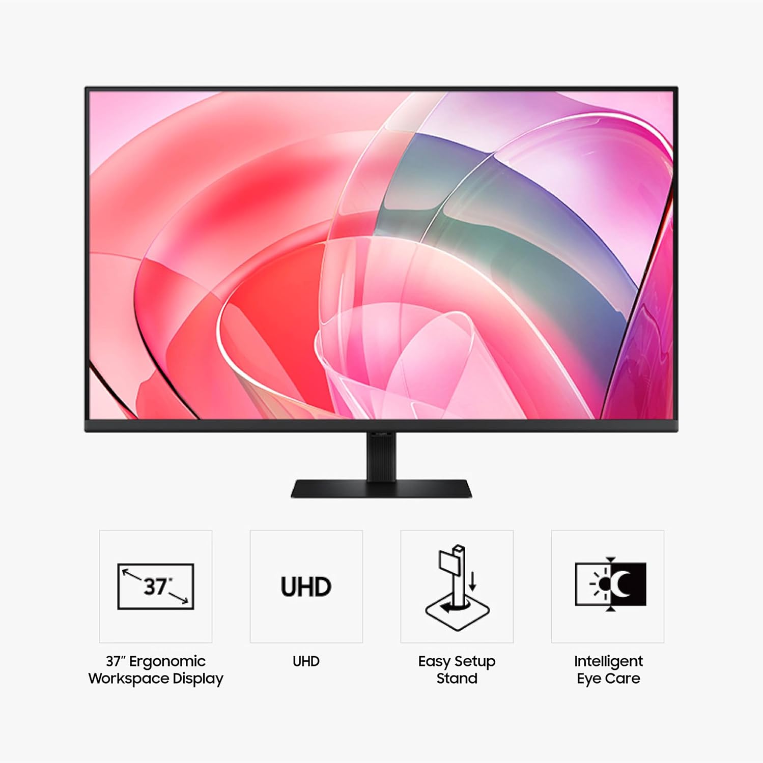 Samsung 37' ViewFinity S7 (S70D) 4K UHD HDR10 High Resolution Monitor, DP Port, TUV-Certified, 2025, LS37D700EANXZA
