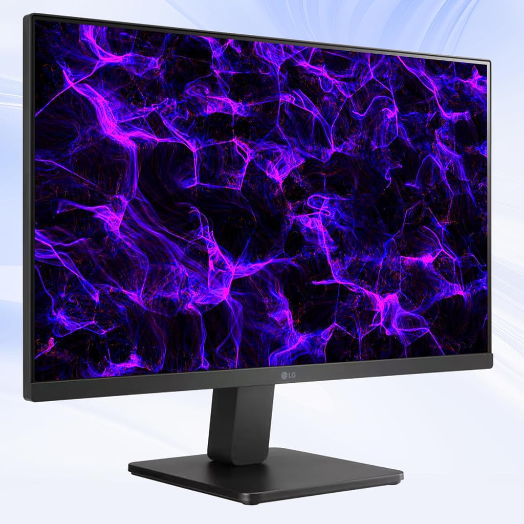 LG 24 inch FHD IPS Monitor, 100Hz, AMD FreeSync, 99% sRGB, Black Stabilizer & Flicker Safe, Anti-Glare, 3-Side Borderless Display, OnScreen Control, VESA Mountable, HDMI & VGA, Tilt Adjustable, Black