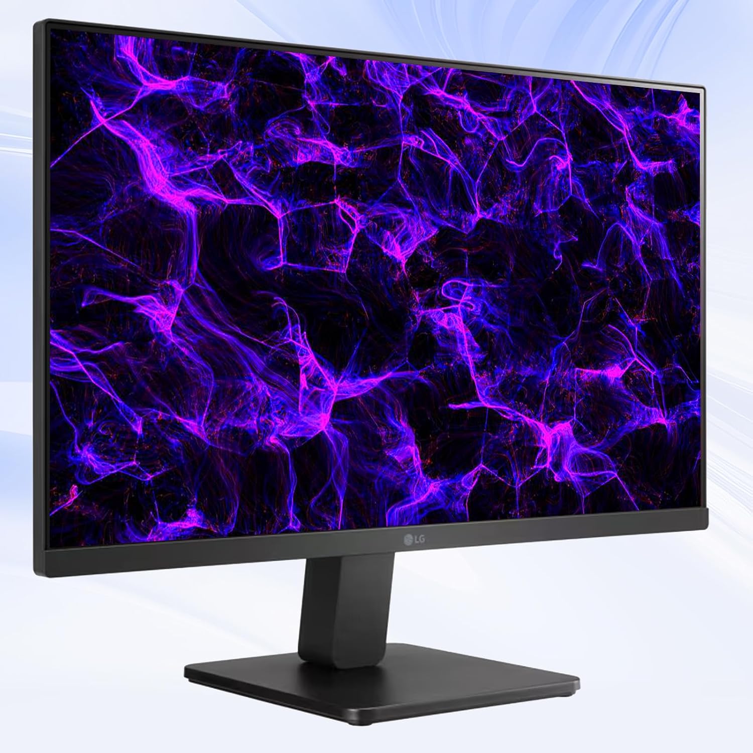 LG 24 inch FHD IPS Monitor, 100Hz, AMD FreeSync, 99% sRGB, Black Stabilizer & Flicker Safe, Anti-Glare, 3-Side Borderless Display, OnScreen Control, VESA Mountable, HDMI & VGA, Tilt Adjustable, Black