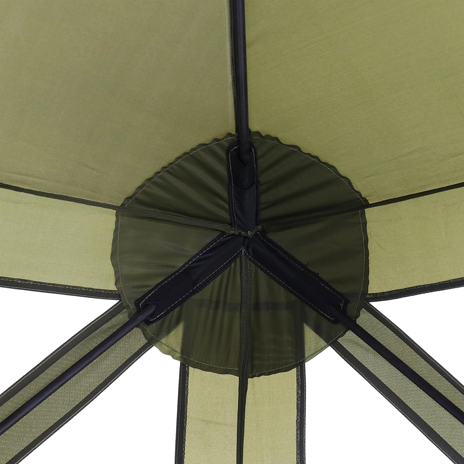 CLAM Quick-Set Pop Up Screen Tent, Traveler, 6 x 6 ft, Instant Setup Green Portable Outdoor Shelter, Compact Bug-Free Canopy Tent for Camping, Fishing, Backyard - Green