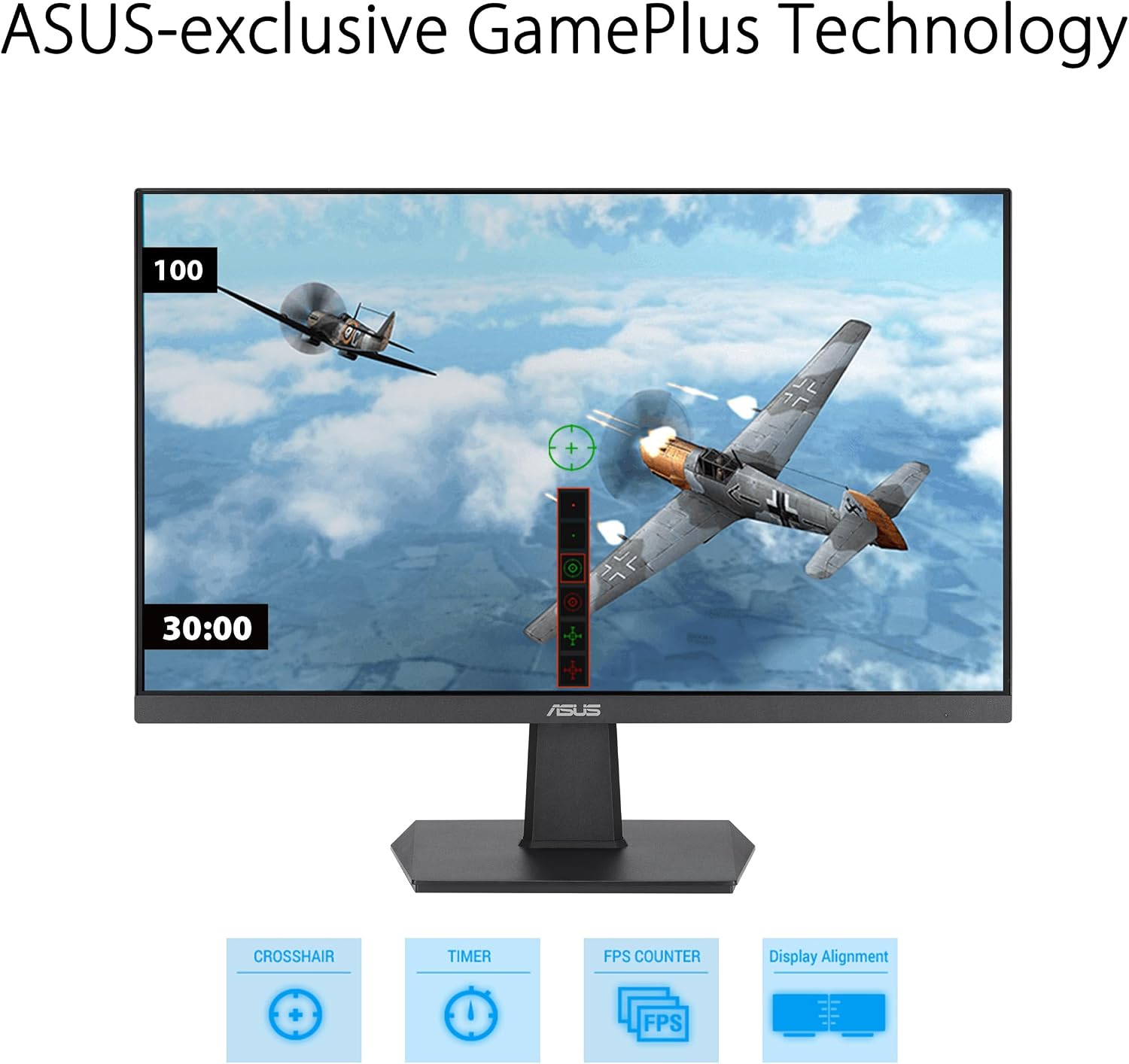ASUS 27 Inch Monitor - 1080P, IPS, Full HD, Frameless, 100Hz, 1ms, Adaptive-Sync, for Working and Gaming, Low Blue Light, Flicker Free, HDMI, VESA Mountable, Tilt - VA27EHF