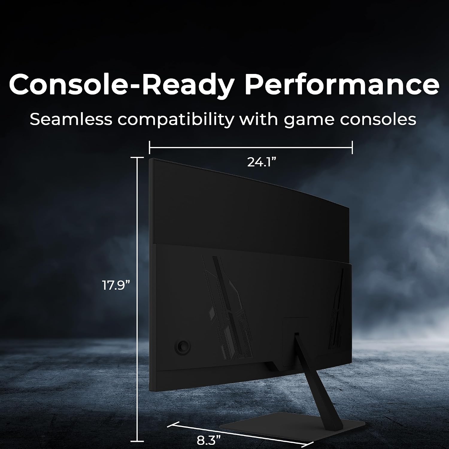 Deco Gear 27' 240Hz Curved Gaming Monitor, 1500R VA, FHD 1080p, HDR, 99% sRGB, Premium Adaptive-Sync, 5ms OD, HDMI & DisplayPort, FPS/RTS Modes, PC & Console Compatible, American Seller
