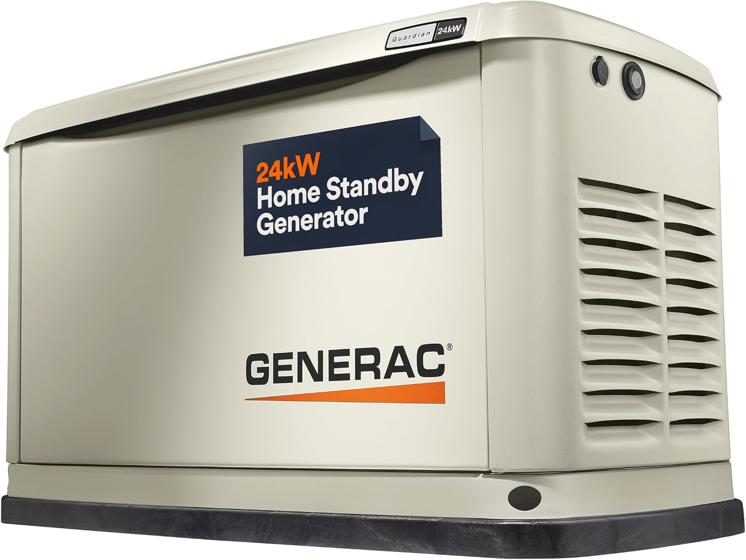Generac Guardian 24kW Home Standby Generator - Automatic Whole House Backup Power for Storms, Emergencies, and Outages, WiFi Enabled, Runs on Natural Gas or Liquid Propane, Quiet Operation