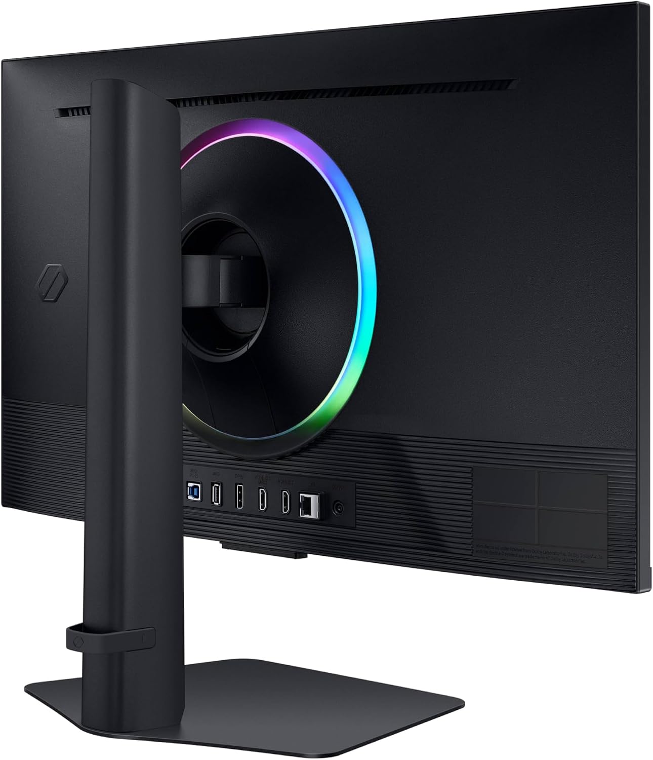 Samsung 27' Odyssey G7 (G70D) 4K UHD IPS 144Hz 1ms(GtG) Smart Gaming Monitor, G-Sync Compatible, AMD Freesync Premium, Vivid Colors, Adjustable Stand, Black Equalizer, LS27DG702ENXZA