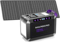 MARBERO 172Wh Solar Generator with 40W Solar Panel, Portable Solar Power Station 200W, Camping, Outdoor, Hiking, Fishing, Emergency, CPAP