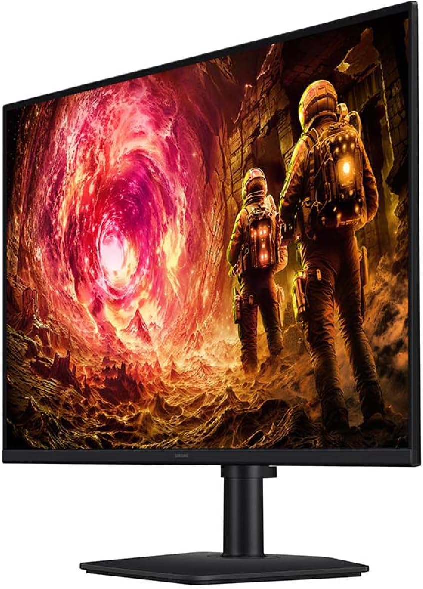 Samsung 32' Odyssey G5 G50F QHD Resolution Gaming Monitor, 180Hz Refresh Rate, Fast IPS Panel, HDR10, NVIDIA G-Sync Compatible, 1ms Response Time (GtG), AMD FreeSync™, Adjustable Stand, LS32FG502ENXZA