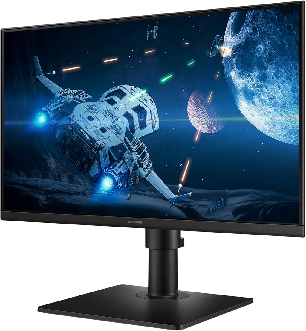 Samsung 22' (S40GD) Borderless Business Monitor with IPS Panel, 100Hz Refresh Rate, Eye Saver Mode, Ergonomic Design, Game Picture Mode, LS22D402GANXGO