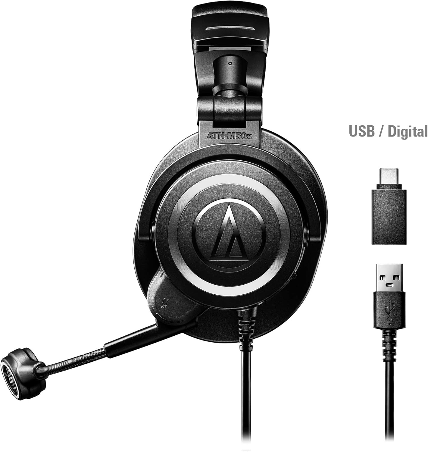 Audio-Technica ATH-M50xSTS-USB StreamSet Streaming Headset