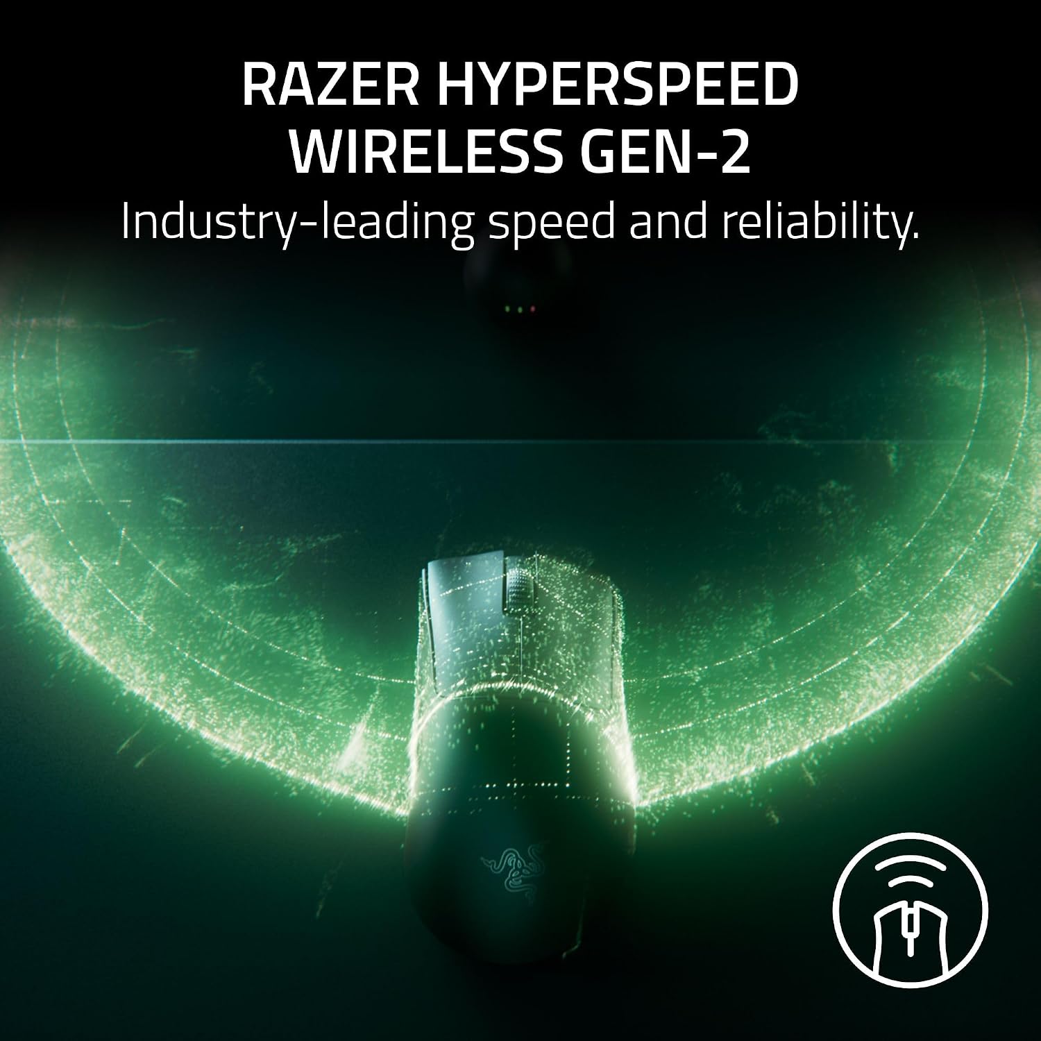 Razer DeathAdder V4 Pro Wireless Gaming Mouse: 57g Lightweight - 8000Hz Polling Rate - Optical Scroll Wheel - Optical Switches Gen-4 - Focus Pro 45K Sensor Gen-2 - Up to 150 Hr Battery - Niko Edition