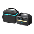 Anker 535 Portable Power Station with Carrying Case Bag, 512Wh Solar Generator (Solar Panel Optional),500W 9-Port Powerhouse, 4 AC Outlets, 60W USB-C PD Output, LED Light for Outdoor Camping, RV