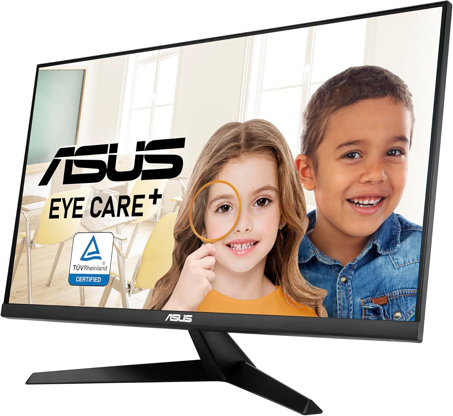 ASUS 27' 4K Eye Care Monitor (VY27UQ) - UHD (3840 x 2160), IPS, HDR10, Adaptive Sync, Eye Care Plus, Display Port, HDMI, Speaker, DisplayWidget, Blue Light Filter, Flicker Free, 3yr Warranty