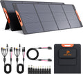 ZOUPW 440W (2x220W) N-Type 16BB Portable Solar Panel,25% High Efficiency Foldable Solar Charger for Jackery 1000 V2/Anker Solix/Ecoflow/Bluetti,IP67 Waterproof for RV Camping Emergency Power Supply