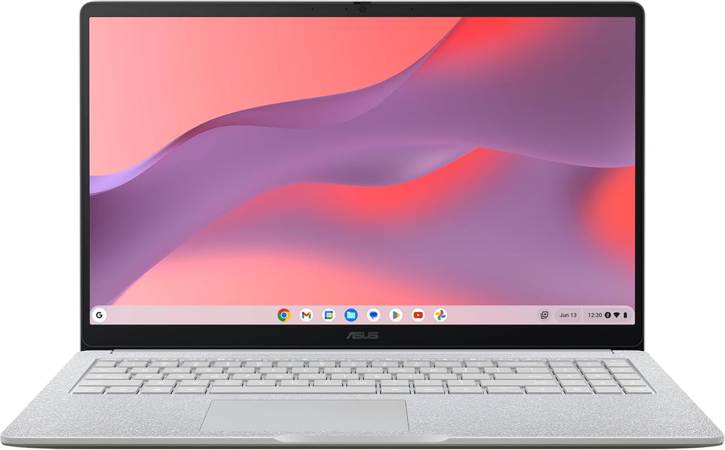 ASUS Chromebook CX15 Laptop, 15.6' FHD Anti-Glare Display, Intel Celeron N4500 Processor, 128GB Storage, 8GB RAM, ChromeOS, Pure Grey, CX1505CKA-AS88F-PG
