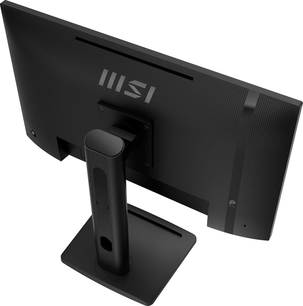 msi PRO MP275PG E14 27-inch IPS 1920 x 1080 (FHD) Gaming Office Monitor, 144Hz, Free-Sync, HDMI, DisplayPort, VGA Port, VESA Mountable, Height Adjustable, Tilt, Speaker, 4-Side Slim Bezel 1ms, Black