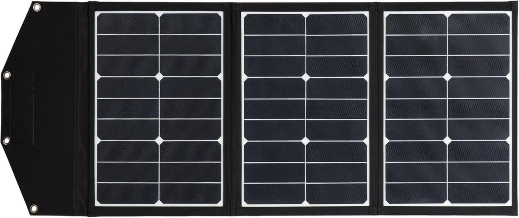 Westinghouse Portable 60W Solar Panel for Portable Power Stations, iPhone, iPad, Tablets, Laptop, with QC 3.0 USB and USB-C ports, DC Output, for Outdoors, Camping, RVs, and Travel,Black