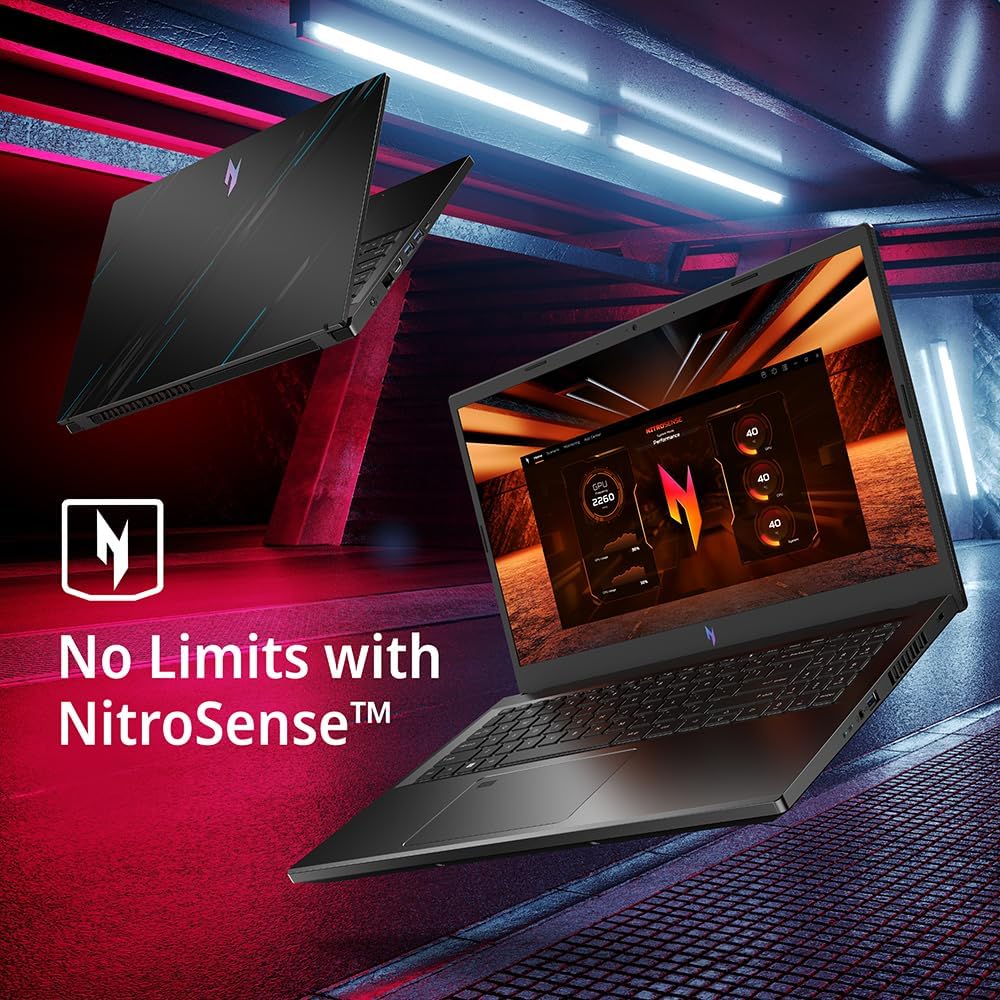 acer Nitro V Gaming Laptop | Intel Core i7-13620H Processor | NVIDIA GeForce RTX 4050 Laptop GPU | 15.6' FHD IPS 165Hz Display | 16GB DDR5 | 1TB Gen 4 SSD | Wi-Fi 6 | Backlit KB | ANV15-51-723D