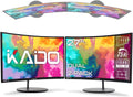 Kado Dual Monitor Setup - 2-Pack 27' Curved 1500R 1920x1080 Computer Monitor 75Hz VESA Mount HDMI Office Gaming Built-in Speakers (C27 Dual Series)