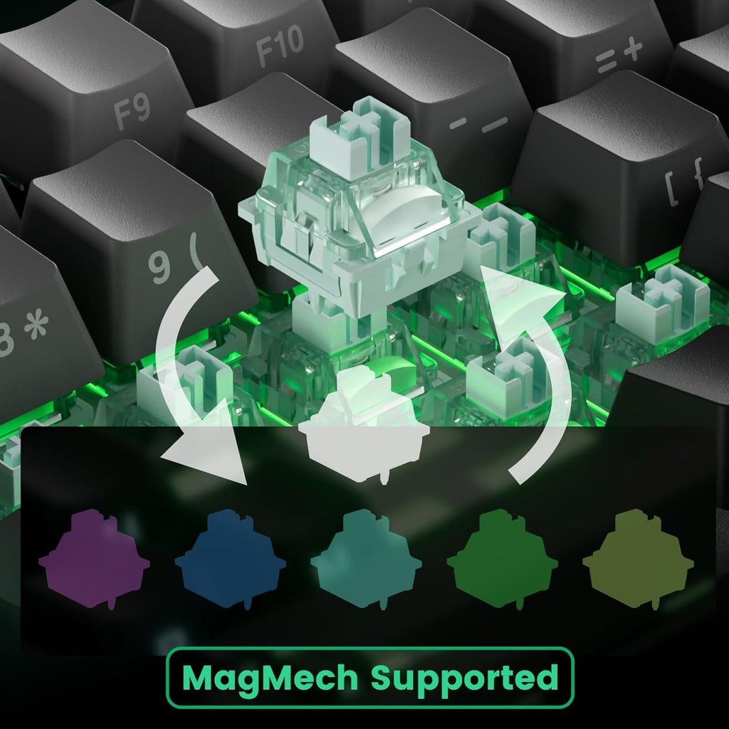 MONSGEEK M1 V5 TMR Rapid Trigger 32k Scanning Rate Gaming Keyboard Quick Release Aluminum Mechanical Keyboard SP Gradient AstroAim Magnetic Switch