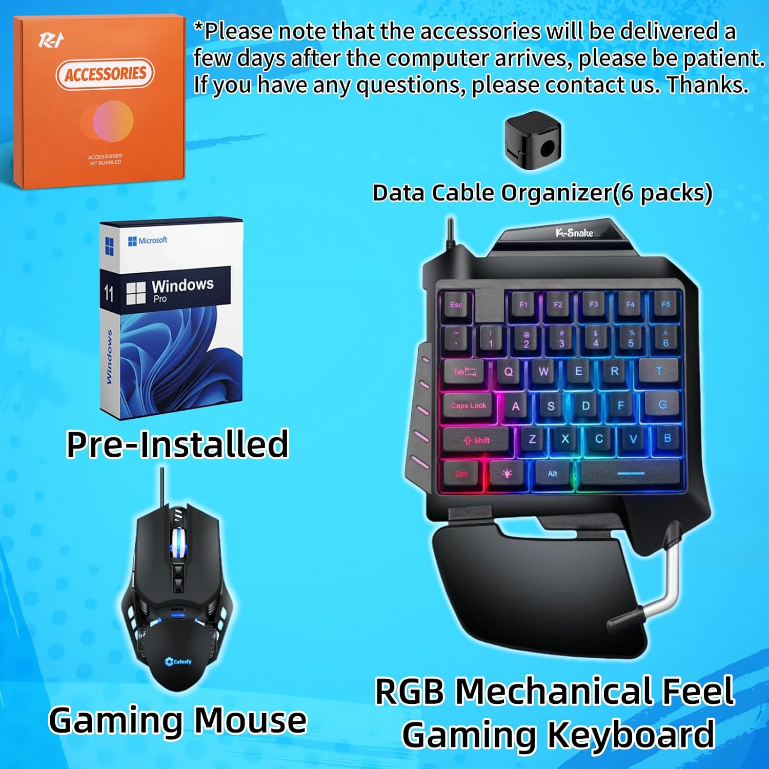 ASUS TUF Gaming F16 Laptop, NVIDIA RTX 5060, Intel i7-14650HX(Up to 5.2GHz), 16' FHD+ 165Hz LCD Anti-Glare Display, WiFi 6E, Fast Charge, 32 GB DDR5, 1 TB SSD, Windows 11 Pro, Accessories