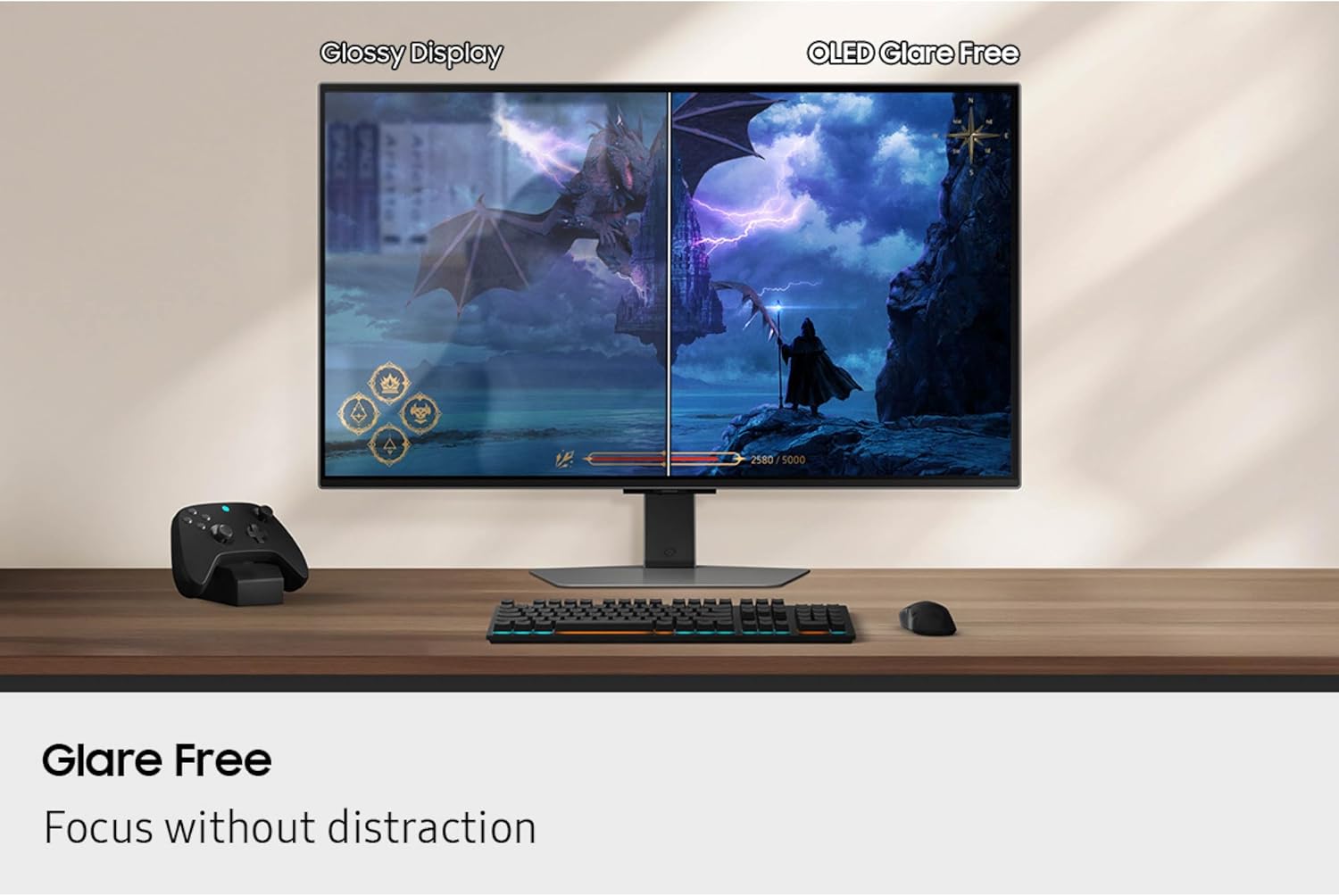Samsung 32' Odyssey QD-OLED G8 (G81SF), 4K, 240Hz, Gaming Monitor, 0.03ms Response Time, DisplayHDR True Black 400, AMD FreeSync™ Premium Pro, G-Sync Compatibile, 3 Yr Warranty, LS32FG810SNXZA, 2025
