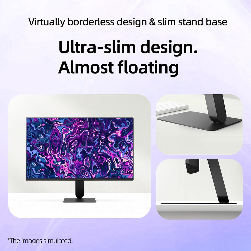 LG 24 inch FHD (1920 x 1080) IPS Computer Monitor, 120Hz, 5ms MBR, HDR10, Dynamic Action Sync, 99% sRGB, VGA, HDMI, Reader Mode, Flicker Safe, Virtually Borderless Design, Tilt Adjustable, Black