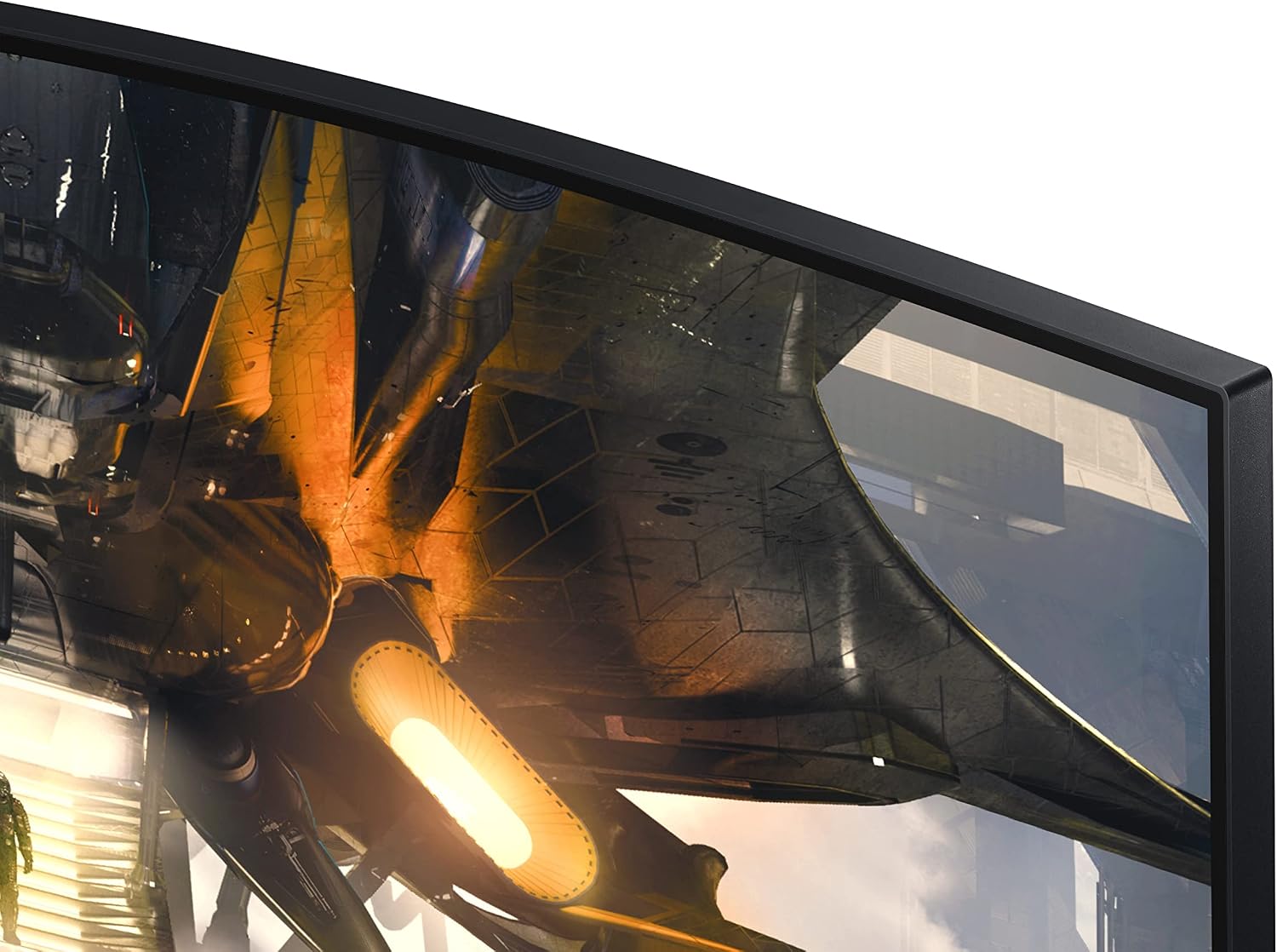 SAMSUNG 27' Odyssey G55A QHD 165Hz 1ms FreeSync Curved Gaming Monitor with HDR 10, Futuristic Design for Any Desktop (LS27AG550ENXZA)