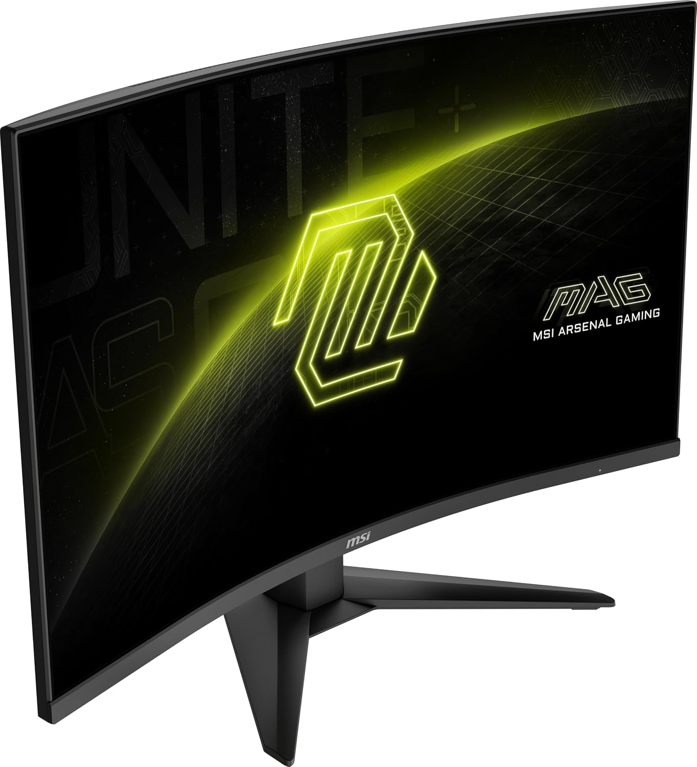 msi MAG 325CQF 32-inch 2560 x 1440 (QHD) Gaming Monitor, 180Hz, Adaptive-Sync, HDMI, DisplayPort, VESA Mountable, Tilt, Height Adjustable, Speaker, 0.5ms, Black