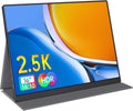 Anyuse Portable 16.0' QHD 2.5K Laptop Monitor - USB C HDMI Gaming Ultra-Slim IPS Display w/Smart Cover & Speakers, HDR Plug&Play, External Monitor for Laptop PC Phone Mac Xbox PS5/PS4 Switch