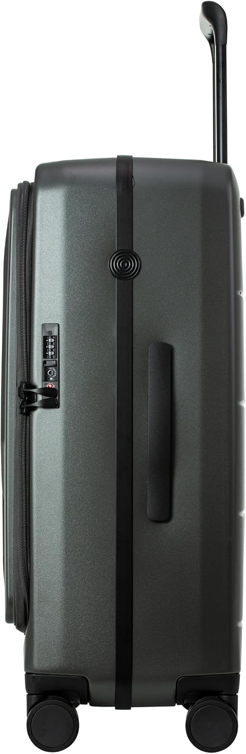 Acer Predator Street-Style Luggage 25-Inch Luggage Bag | Silent Dual-Row Wheels | Front-Opening Design | Large Storage Compartments | TSA Approved Lock | Matte Gray