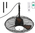 Orison 21'' Outdoor Ceiling Fan with Light, Waterproof Plug-in Gazebo Fan, Wet Rated Hanging Fan for Patio with Remote and App Control