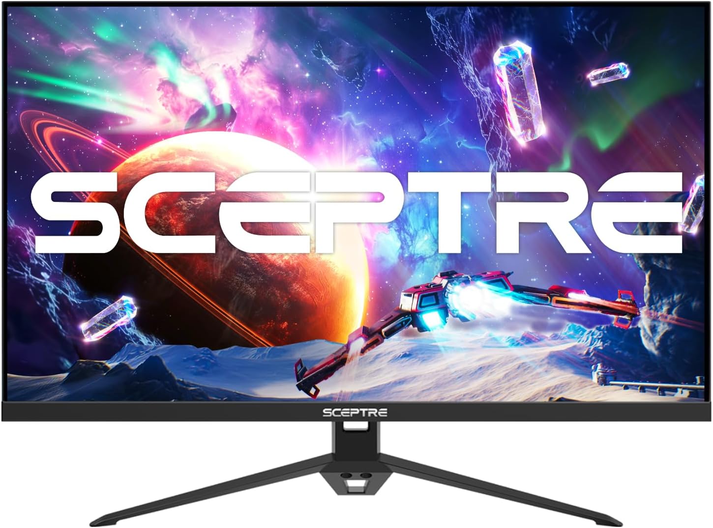Sceptre IPS 24' Gaming Monitor 165Hz 144Hz Full HD (1920 x 1080) FreeSync Eye Care FPS RTS DisplayPort HDMI Build-in Speakers, Machine Black 2020 (E248B-FPT168),IPS 24' 165Hz