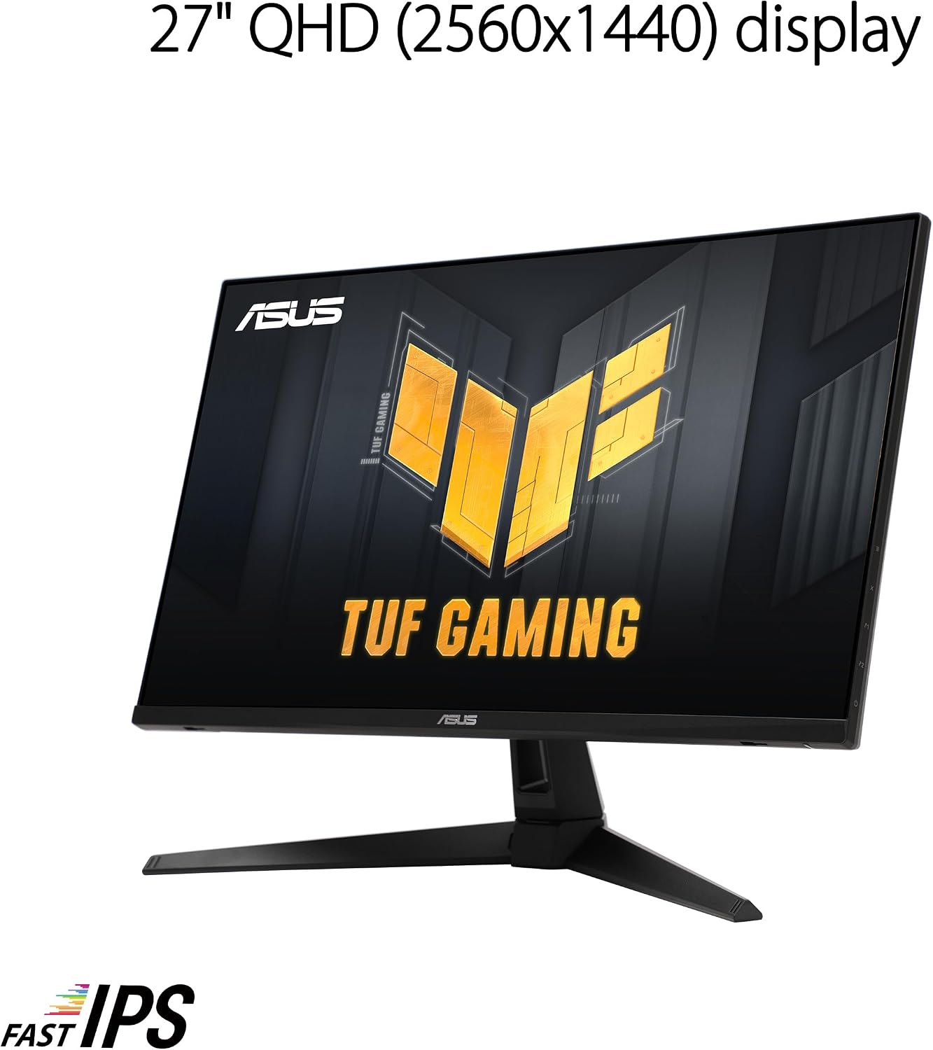 ASUS TUF Gaming 27' 1440P Monitor (VG27AQM5A) - QHD (2560x1440), 300Hz, Fast IPS, Extreme Low Motion Blur Sync, 0.3ms, Speaker, 95% DCI-P3, Shadow Boost, DisplayWidget Center, 3 yr Warranty