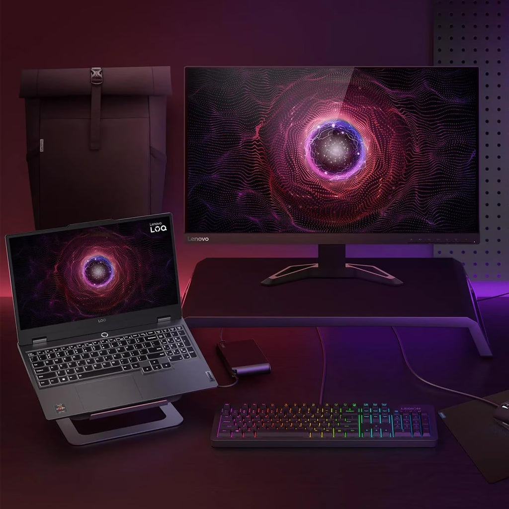 Lenovo LOQ 15.6 Gaming Laptop RTX 5060 - i7-13650HX - FHD IPS Display 144Hz - 32GB DDR5 RAM -1TB PCIe SSD -Backlit Keyboard - Windows 11 - Wi-Fi 6 - Webcam - HDMI Cable