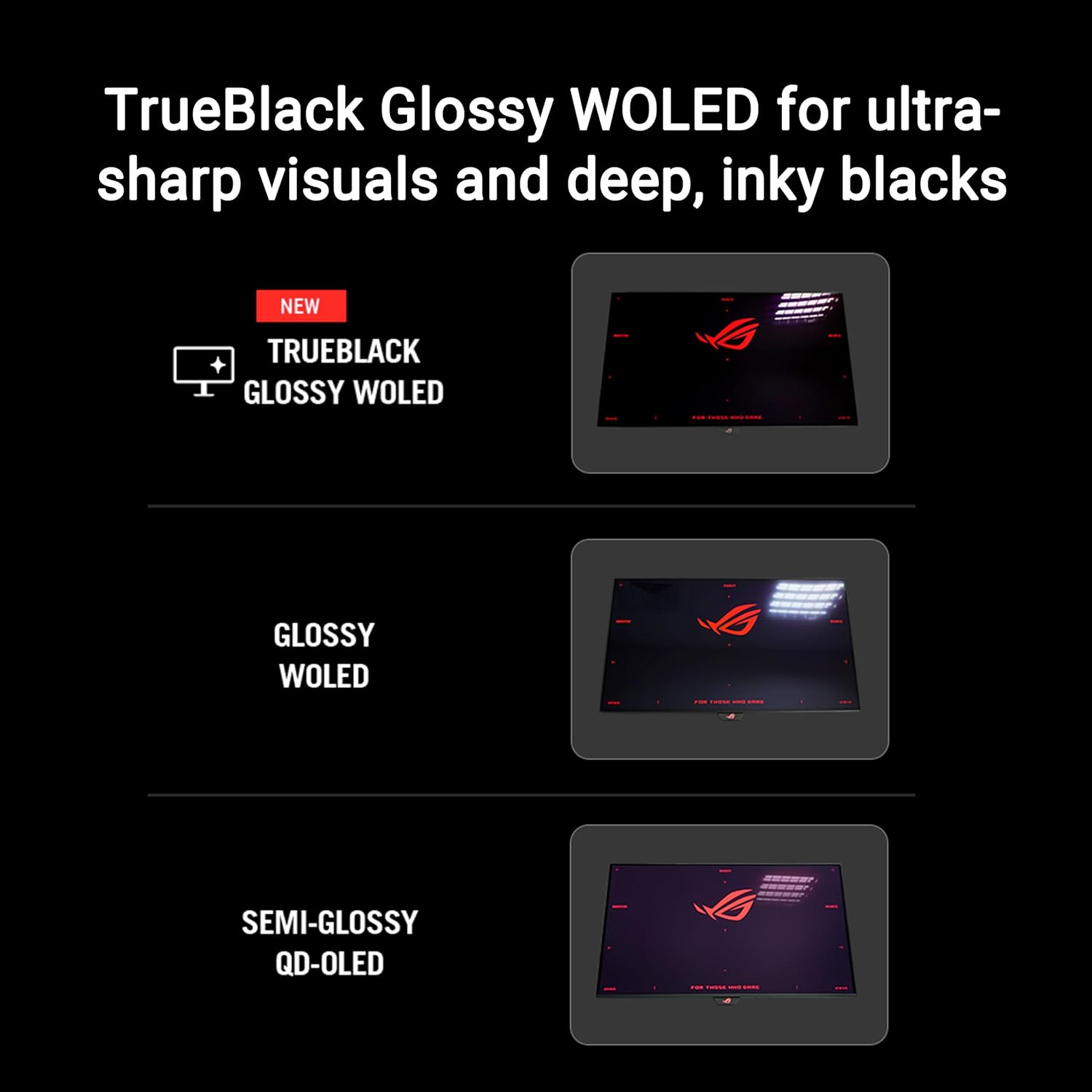 ASUS ROG Strix 32' 4K OLED Gaming Monitor (XG32UCWG) - TrueBlack Glossy OLED, Dual Mode (4K@165Hz, FHD@330Hz), 0.03ms, G-SYNC Compatible, Neo Proximity Sensor, USB-C, HDMI 2.1, 3 yr Warranty
