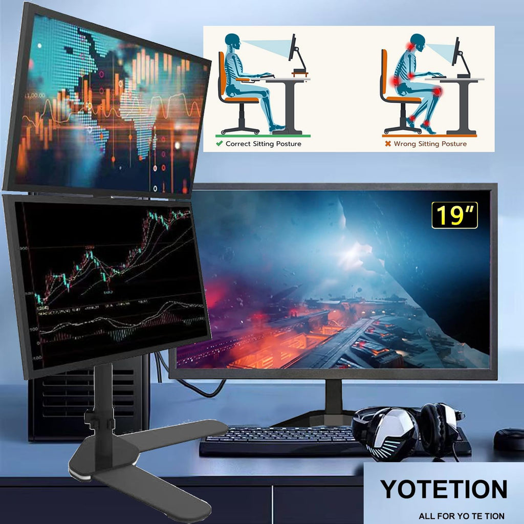 19-inch Full HD 75Hz Small Thin Monitor for laptops, Computers and desktops, HD+ 1440 x 900p, Anti-Glare, LED Display, VGA/HDMI Connection
