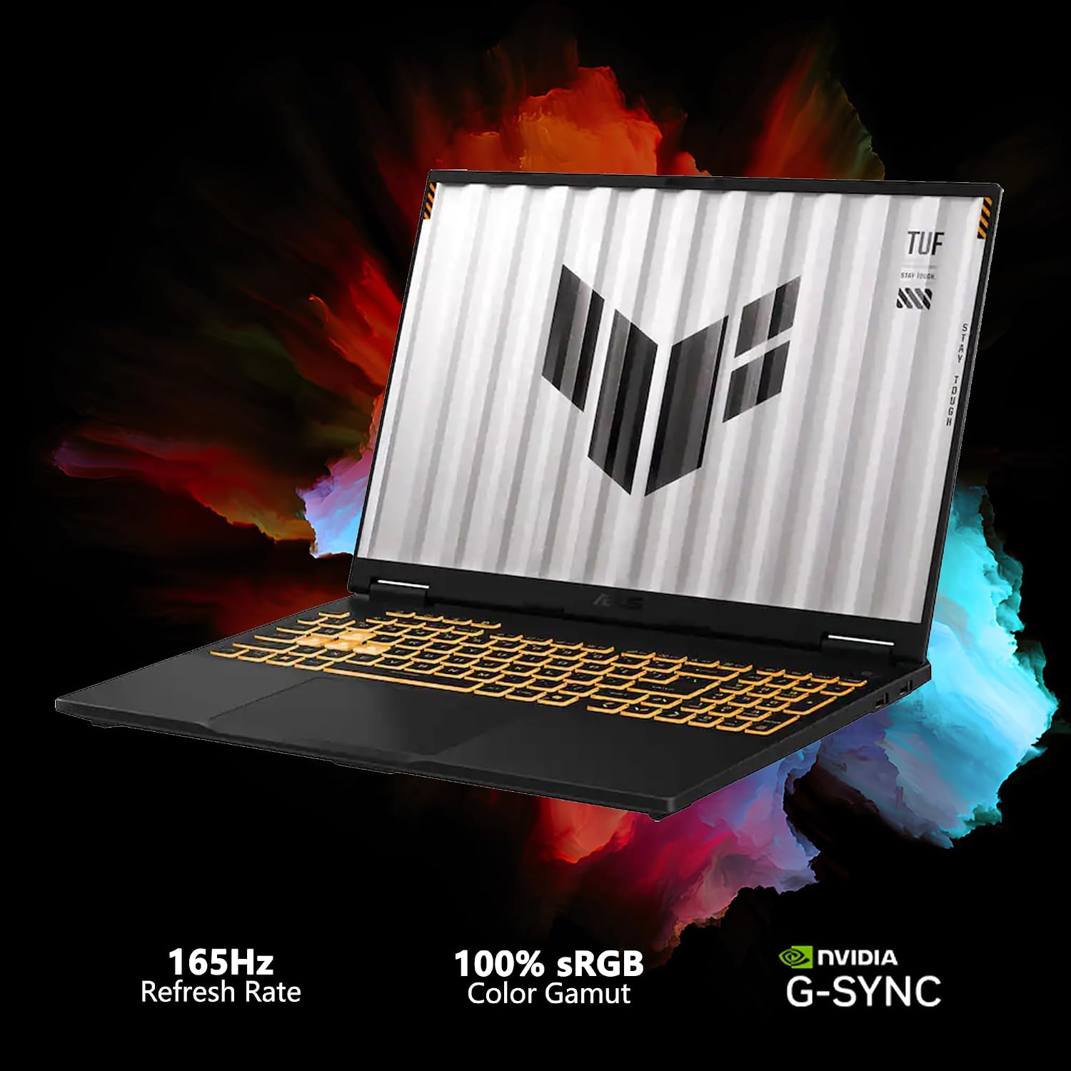 ASUS TUF Gaming F16 Laptop 16' WUXGA IPS 165Hz (100% sRGB, GSYNC) Intel 16-core i7-14650HX 32GB RAM 2TB SSD GeForce RTX 5070 (Up to 798 AI Tops) RGB Backlit Thunderbolt Hi-Res Win11 ICP Hub