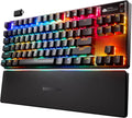 SteelSeries Apex Pro TKL Wireless Gen 3 OmniPoint 3.0 HyperMagnetic Switches — Adjustable Actuation — Rapid Trigger — Rapid Tap/SOCD — Dual Wireless — OLED (Renewed)