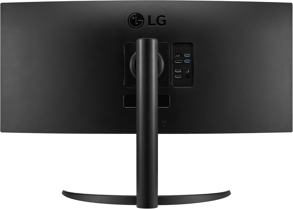 LG 34WR55QK-B 34-inch UltraWide WQHD (3440 x 1440) Curved Computer Monitor, 100Hz, 5ms, HDR10, Reader Mode, HDMI, DisplayPort, USB Type-C, Tilt/Height Adjustable Stand, Black