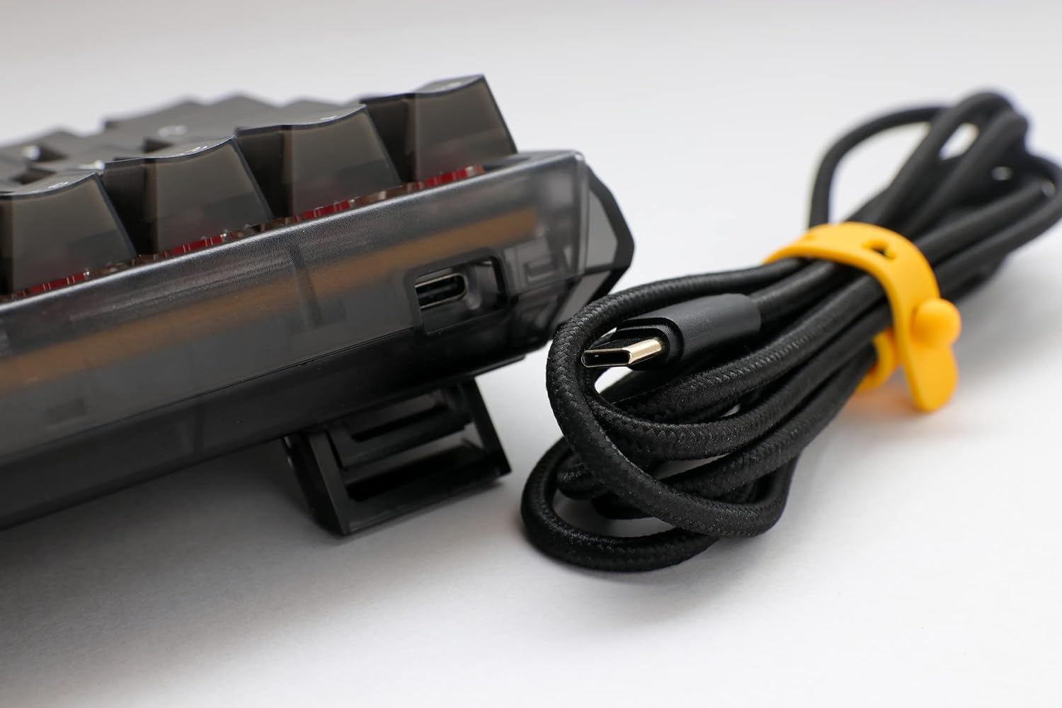 Ducky One 3 Mini Aura Clear Black 60% Hotswap RGB LED Double Shot PBT Mechanical Keyboard Kailh Jellyfish Linear