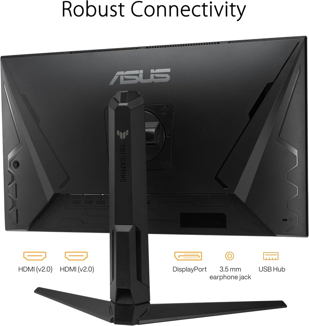 ASUS TUF Gaming 27' 1440P Gaming Monitor (VG27AQML1A) - QHD (2560 x 1440), 260Hz, 1ms, Fast IPS, Extreme Low Motion Blur Sync, G-SYNC Compatible, Freesync Premium, Variable Overdrive, DisplayHDR™ 40