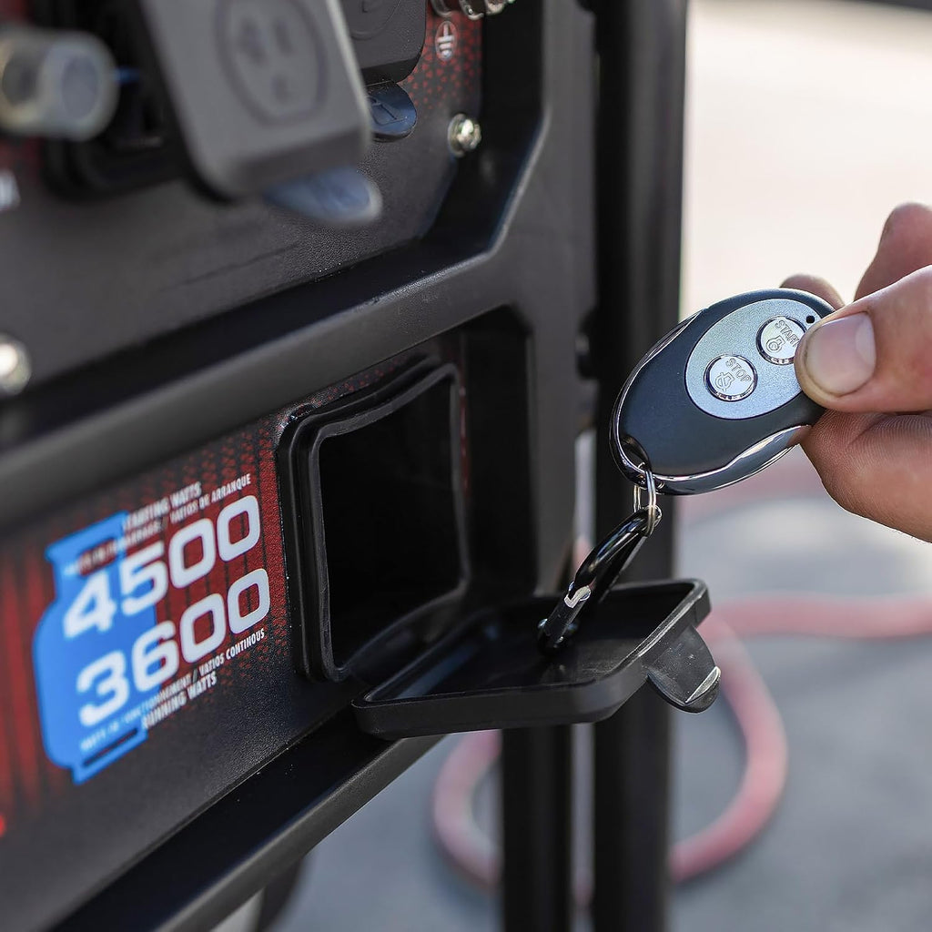 A-iPower 5000-Watt Remote Start Dual Fuel Portable Generator CO Sensor Shutdown, Heavy Duty Generators with 223cc OHV Engine For Jobsite, RV, Home Backup, Emergency(GXS5000RD)