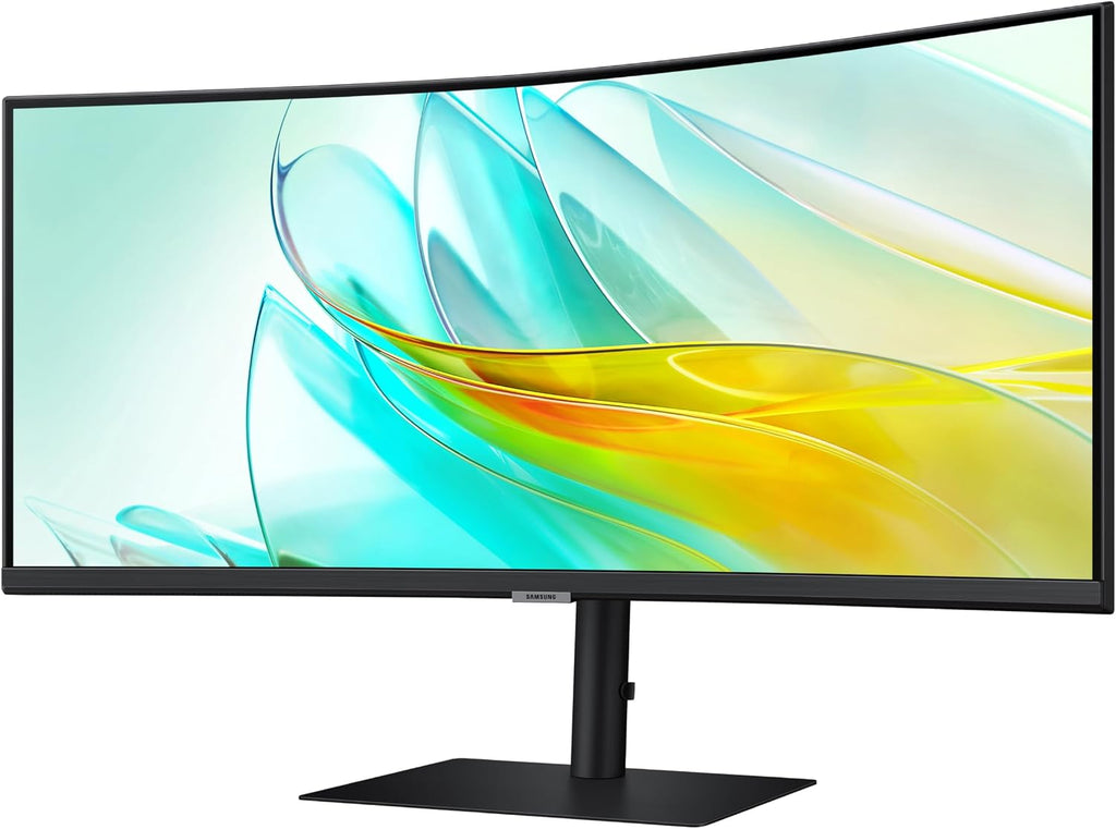 Samsung 34' ViewFinity S65UC, Ultra-WQHD, 100Hz, AMD FreeSync™ HDR10, KVM Switch Built in Speakers with USB-C Curved Monitor, LS34C654UANXGO, 2025