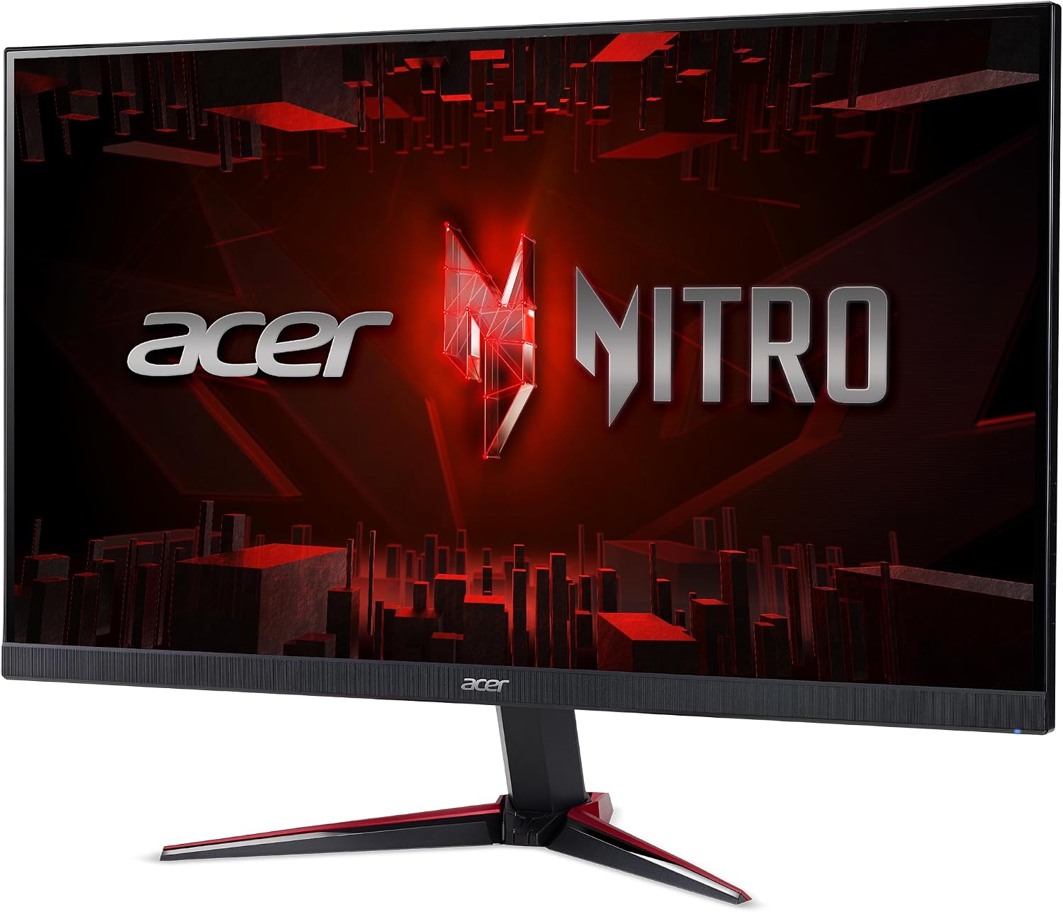 acer Nitro 23.8' Full HD 1920 x 1080 PC Gaming IPS Monitor | AMD FreeSync Premium | 180Hz Refresh | Up to 0.5ms | HDR10 Support | 99% sRGB | 1 x Display Port 1.2 & 2 x HDMI 2.0 | VG240Y M3biip