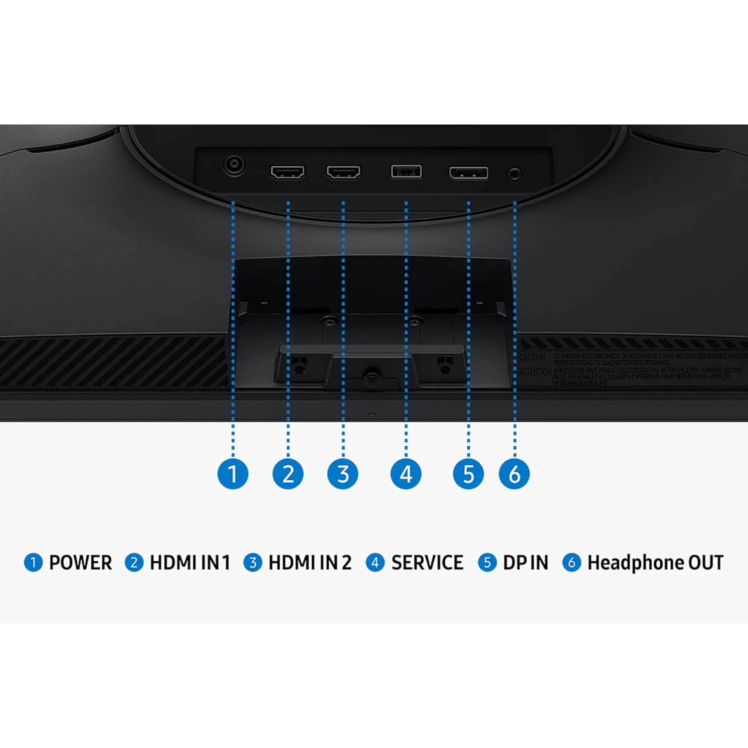 SAMSUNG 27' Odyssey G5 G53F QHD Resolution Gaming Monitor, HDR10, 200Hz Refresh Rate, IPS Panel, AMD FreeSync™ Premium, Black Equalizer, Auto Source Switch, LS27FG53DENXZA