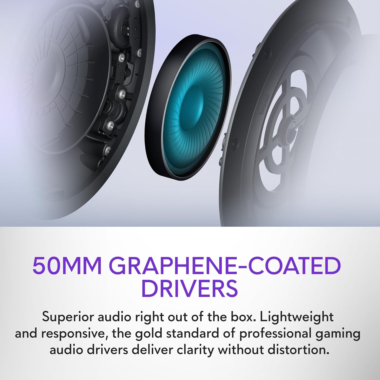 Alienware Pro Wireless Gaming Headset - Wired/Wireless, Bluetooth 5.3, 15 Minute Fast Charging, Audio Output 20 Hz, Battery Talk Time (ANC on) Up to 24 Hrs (Bluetooth), Dark Side of The Moon