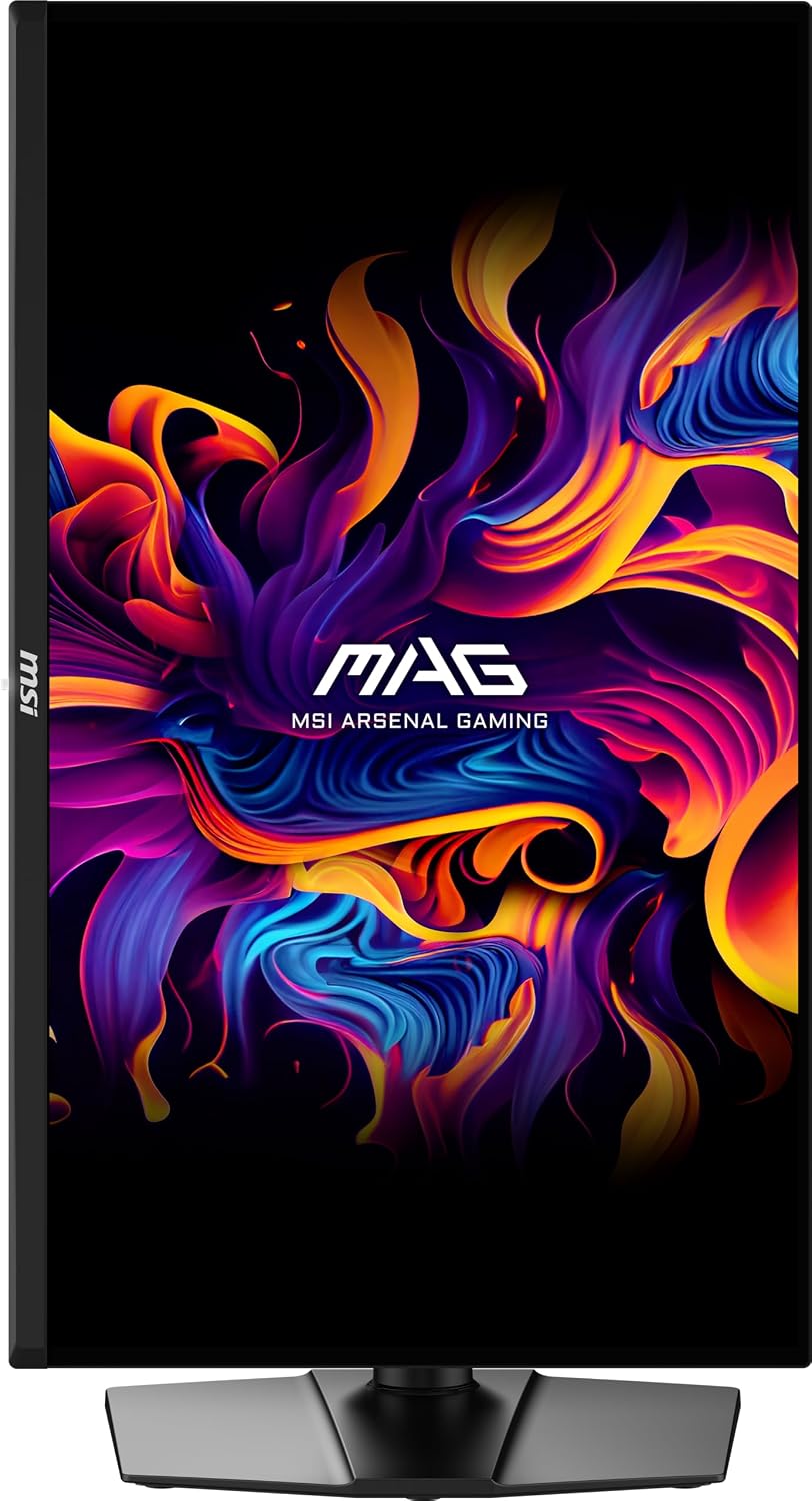 msi MAG 271QPX QD-OLED E2 27-inch 2K Gaming Monitor, 2560 x 1440 (QHD), 0.03ms Response Time, 240Hz, True Black HDR 400, HDMI, DP Port, Tilt and Height Adjustable